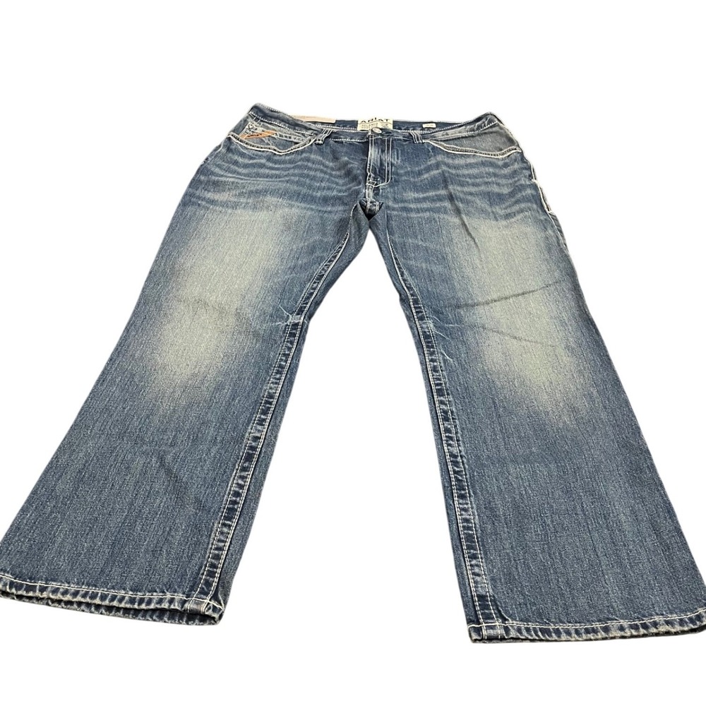 NWT Ariat M4 Relaxed Boot Cut Jeans Mens 38x30 Blue Durango Wash 10017511